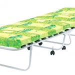 ортопедическая раскладная кровать с матрасом на колесах