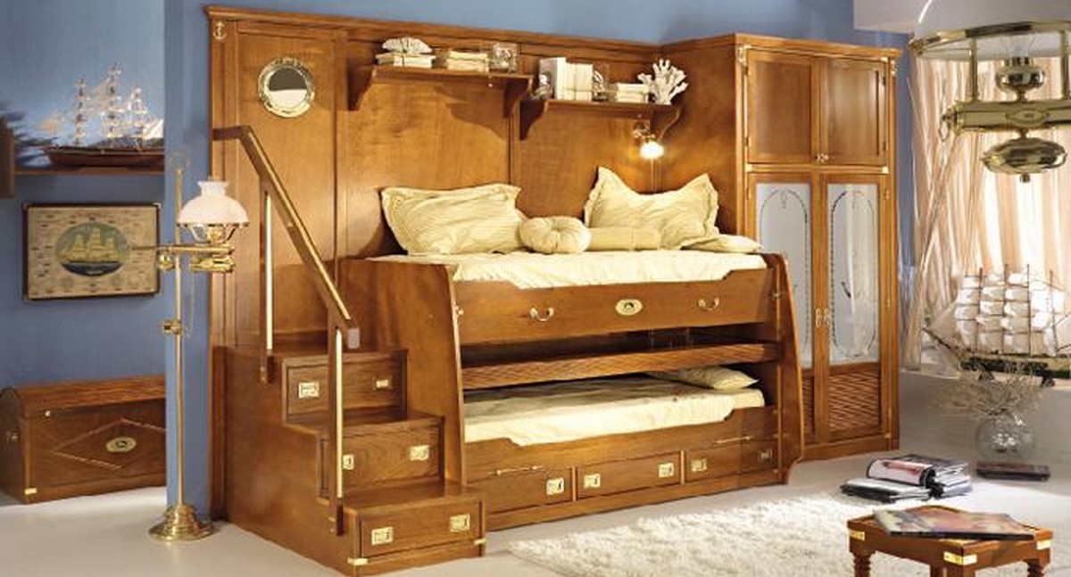 Декор кровати двухъярусной кровати