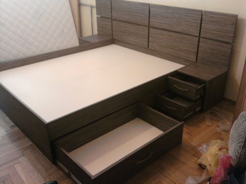 Кровать с дсп с ящиками для хранения