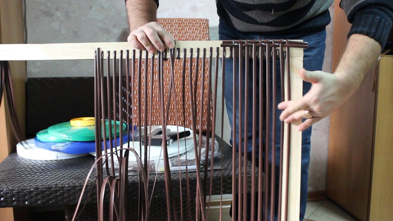 Плетение из искусственного ротанга для начинающих пошагово с фото пошагово