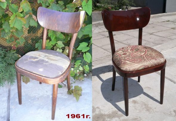 Реставрация стульев самому
