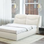 Белоснежная мягкая кровать-диван