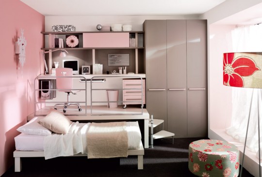 Дизайн маленькой спальни для девушки