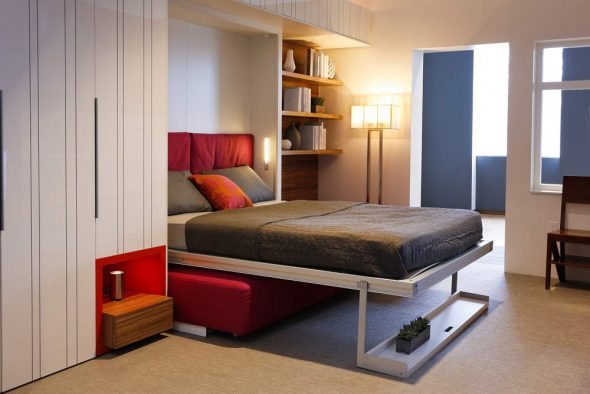 Кровать-шкаф для маленькой квартиры