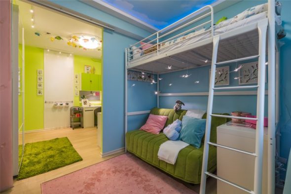 Кровать Свэрта в интерьере детской комнаты