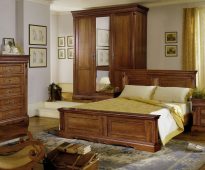 Мебель для спальни из мореного дуба