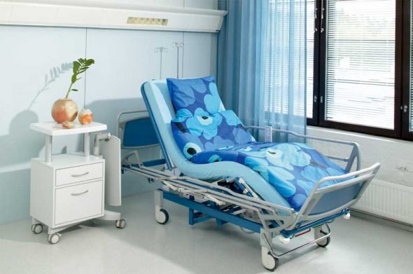 Габариты кровати для лежачих больных в разобранном виде