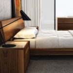 Модный дизайн спальни из дерева