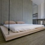 Подвесная кровать в стиле лофт