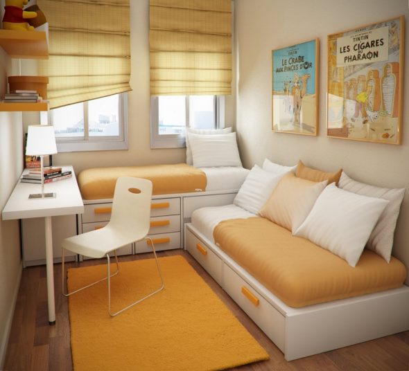 Лучшие кровати-трансформеры для маленьких квартир с фото