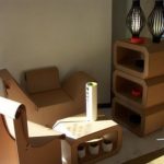 Идеи мебели из картонных коробков