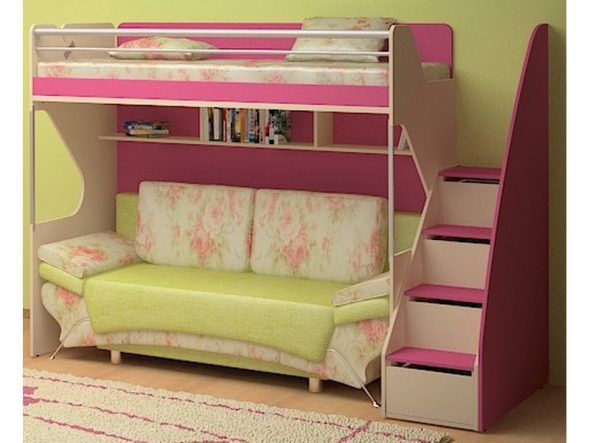 Красивая и удобная мебель в комнату для девочек