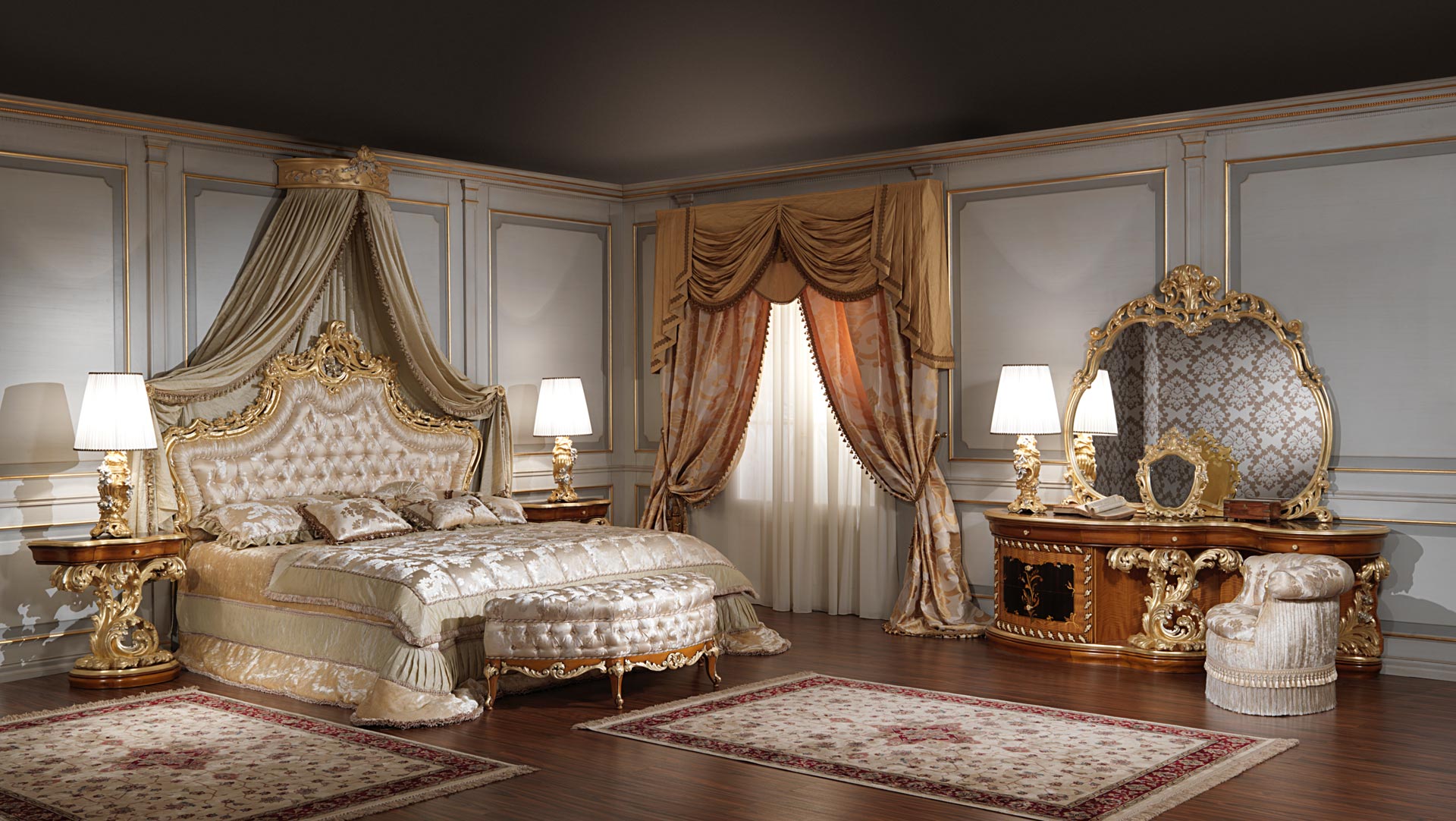 Королевские спальни в стиле Барокко