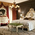 Шикарная спальня в стилевом направлении барокко