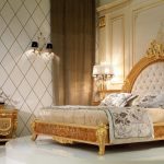 Современная спальня в стиле барокко