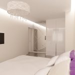 Фото белой спальни в стиле минимализм