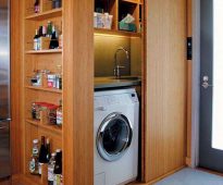 Встроенный шкаф для стиральной машины