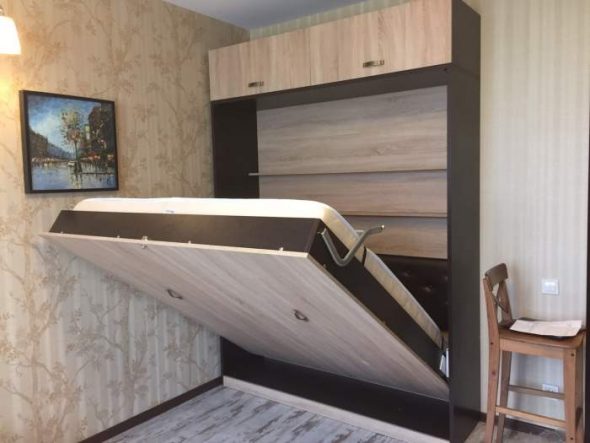 Шкаф-кровать с подъёмным механизмом 