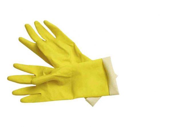 Защитные резиновые перчатки