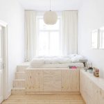 Самодельная кровать-подиум из фанеры