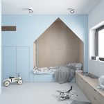 Детская комната для мальчика в стиле минимализм
