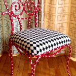 Шахматное сиденье для оригинального мягкого стула