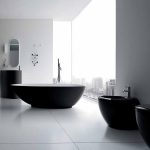 Современная ванна в стиле минимализм