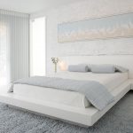 Спальня в белом цвете в стиле «Минимализм»