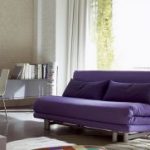 Фиолетовая диван-кровать