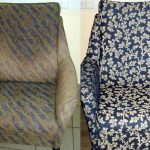 Кресла до и после замены обивки