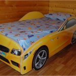 Самодельная кровать в виде машины