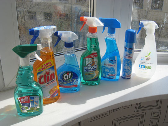 Чистящее средство для стекол 