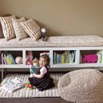 Большой напольный пуф для детской комнаты