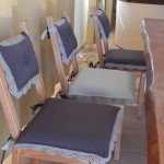 Декоративные подушки на стулья