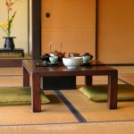 Напольные подушки для чаепития в японском стиле