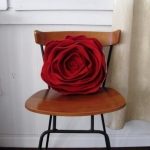Подушка "Роза" для стула