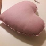 Розовая подушка-сердце своими руками