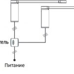 Схема подключения двух электрокарнизов к одному выключателю