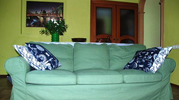 Декоративные подушки в интерьере