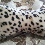 Леопардовая подушка под шею