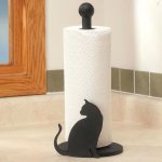 держатель для бумажных полотенец кошка