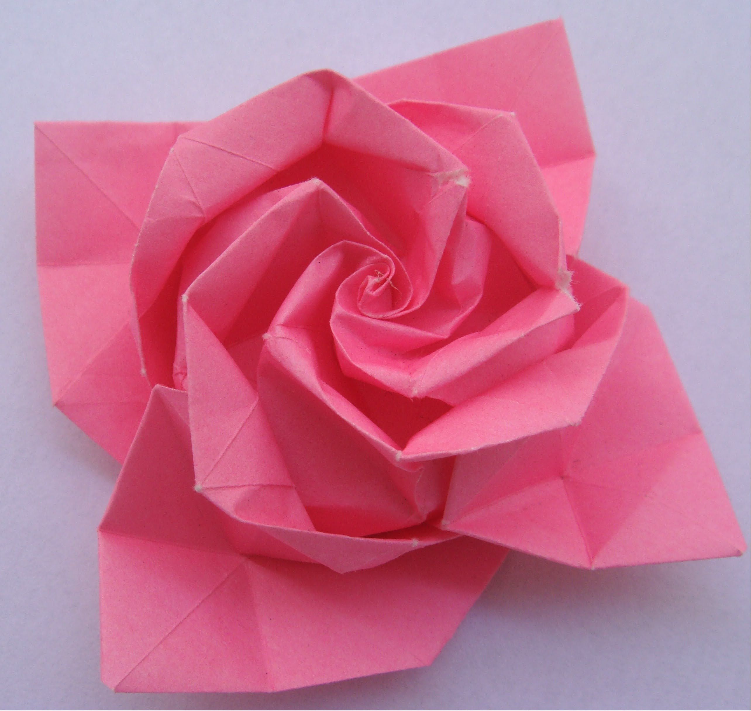 Роза Кавасаки из бумаги