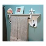вешалка для полотенец в ванную дизайн фото