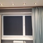 Черные шторы Уни 2 для окна в гостиную
