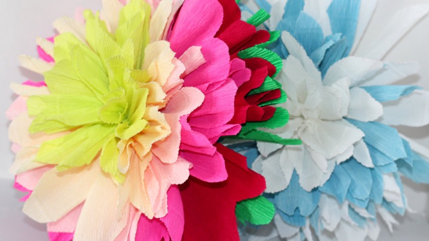 цветы из бумажных салфеток своими руками фото дизайн