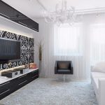 Дизайн гостиной с белым диваном