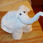 игрушки из полотенца слон