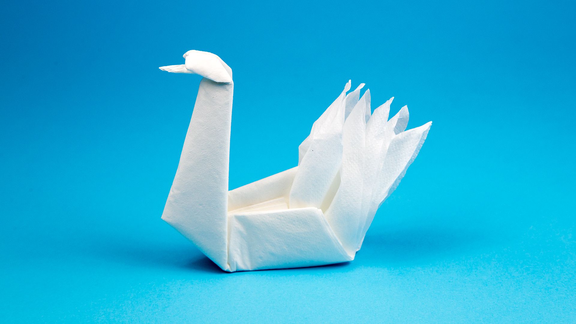 оригами лебеди