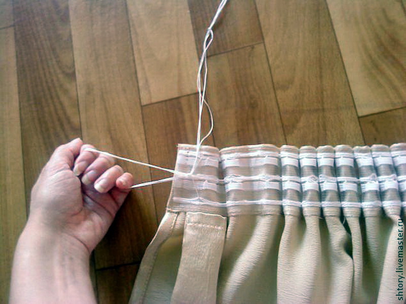 Техника пришивания ленты