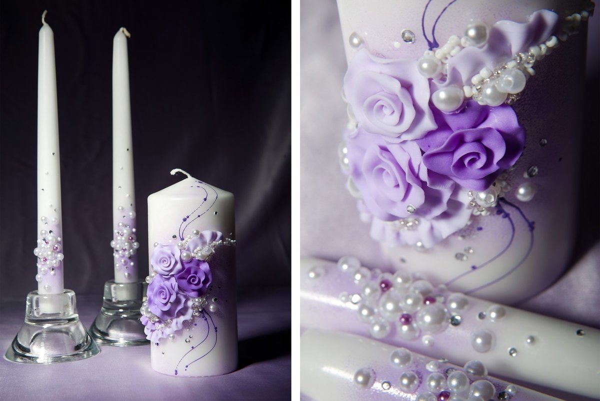 Свадебные свечи «Домашний очаг»